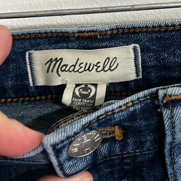 Madewell The Perfect Vintage Straight Jeans Bright Indigo Instacozy Edition - Picture 8 of 15